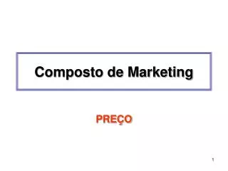 composto de marketing