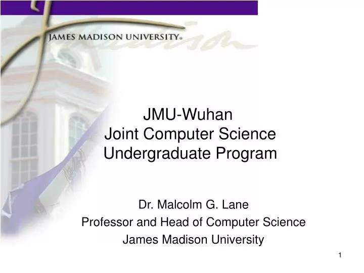 jmu wuhan joint computer science undergraduate program