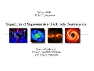 Signatures of Supermassive Black Hole Coalescence