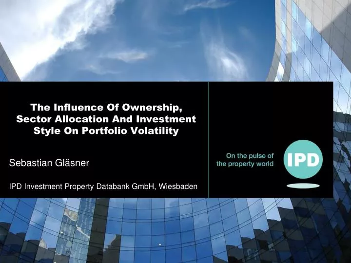 the influence of ownership sector allocation and investment style on portfolio volatility