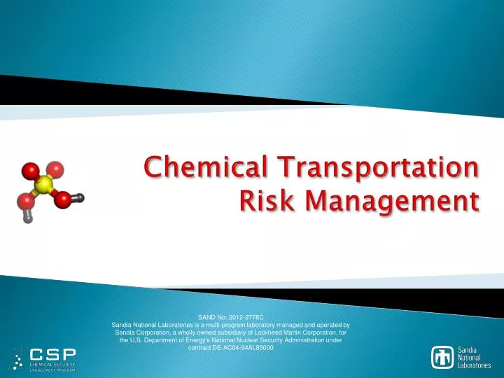 chemical transportation risk management