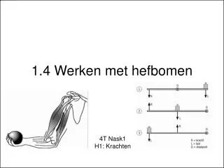 1 4 werken met hefbomen