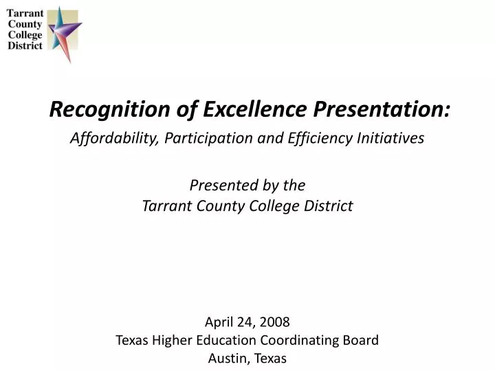 april 24 2008 texas higher education coordinating board austin texas