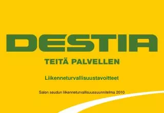 liikenneturvallisuustavoitteet