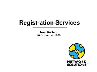Registration Services