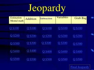 Jeopardy