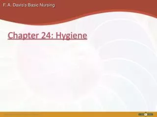 Chapter 24: Hygiene