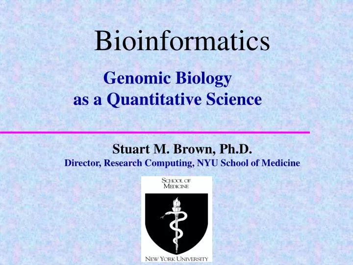 bioinformatics