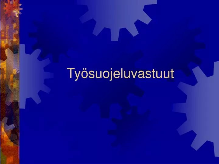 ty suojeluvastuut