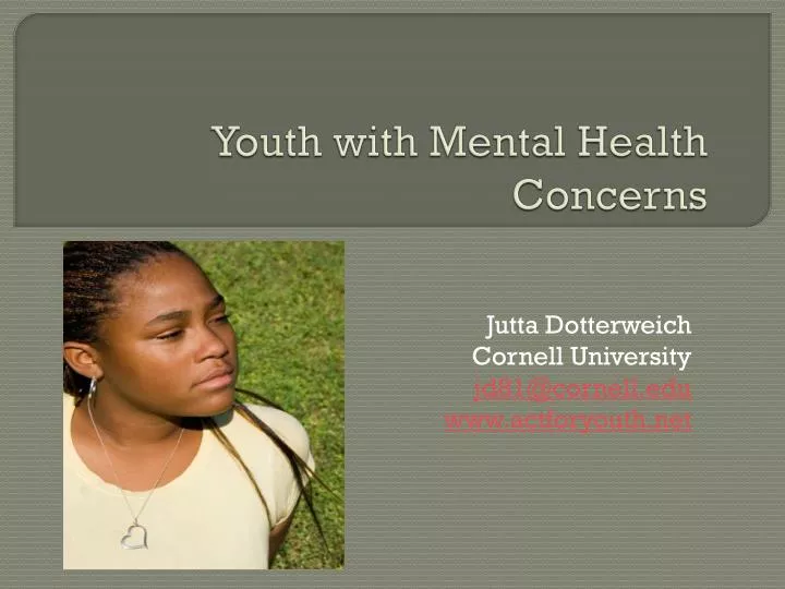 youth with mental health concerns