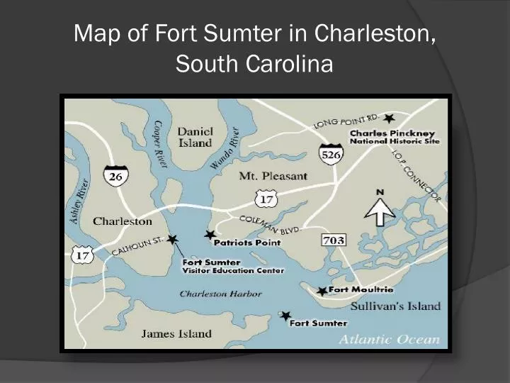 map of fort sumter in charleston south carolina