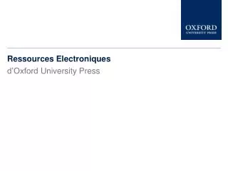 ressources electroniques