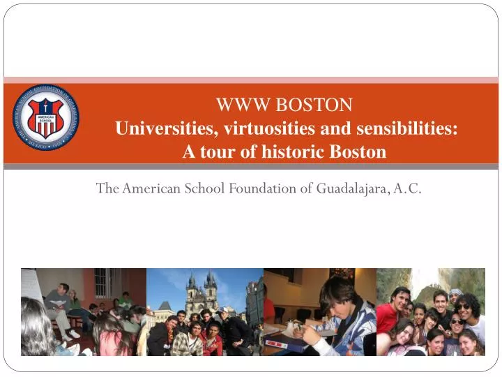 www boston universities virtuosities and sensibilities a tour of historic boston 2009 2010