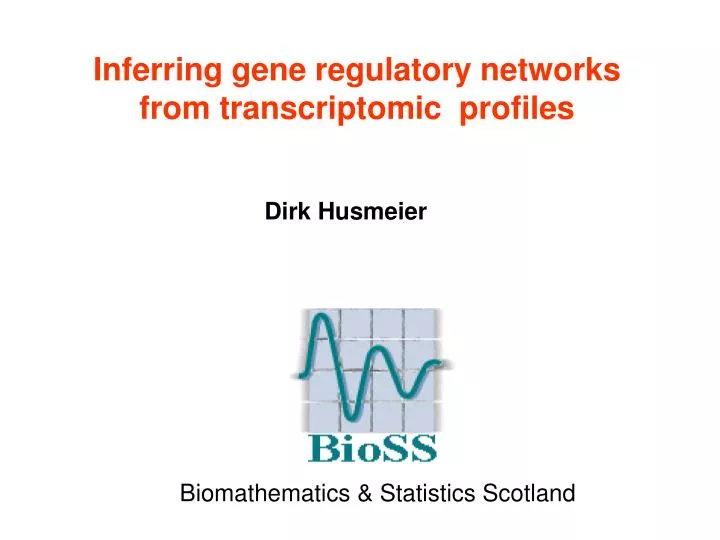 inferring gene regulatory networks from transcriptomic profiles