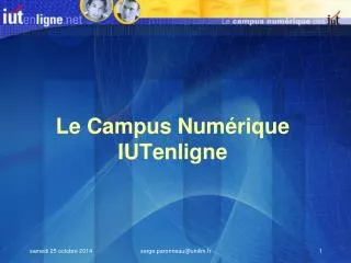 le campus num rique iutenligne