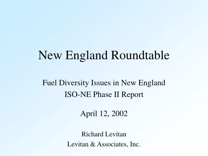 new england roundtable