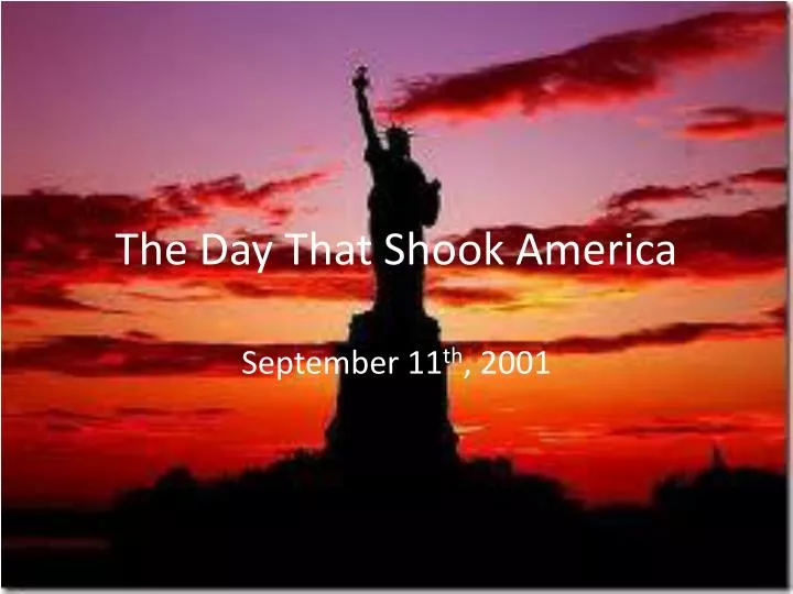 the day that shook america