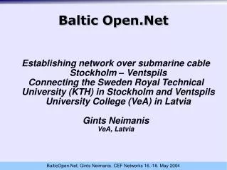 Baltic Open.Net