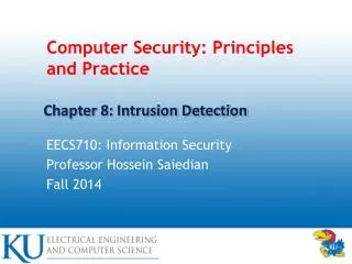 Computer Security: Principles and Practice