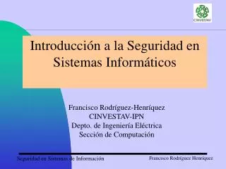 introducci n a la seguridad en sistemas inform ticos
