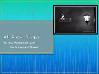 all about djogja