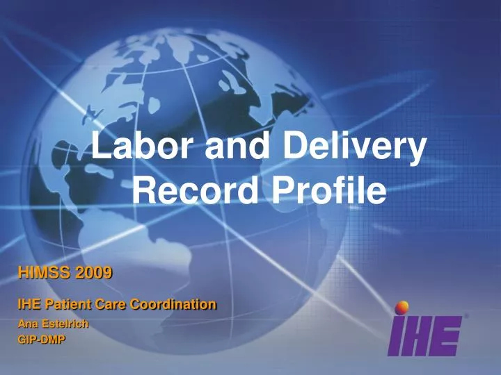 labor and delivery record profile
