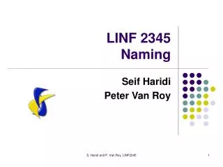 LINF 2345 Naming