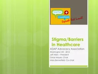 Stigma/Barriers in Healthcare