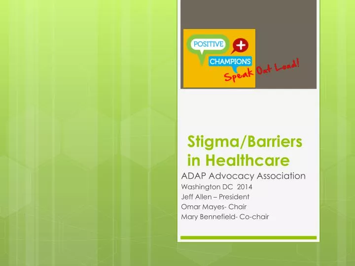stigma barriers in healthcare