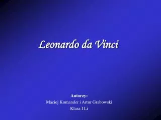 leonardo da vinci