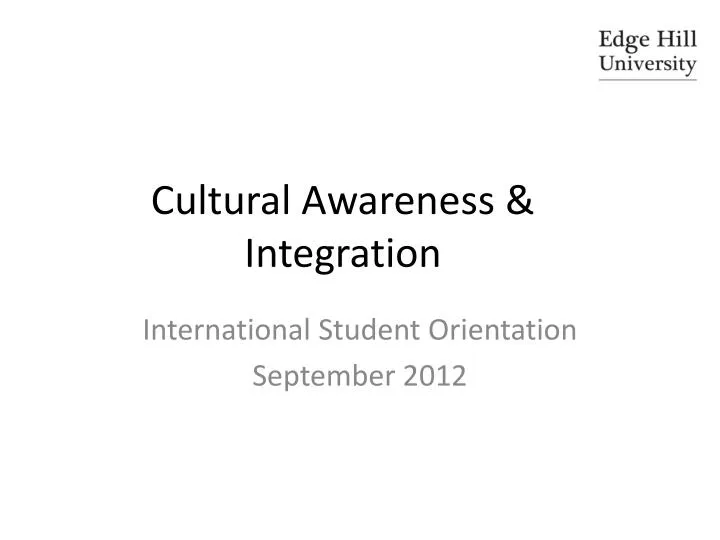 cultural awareness integration