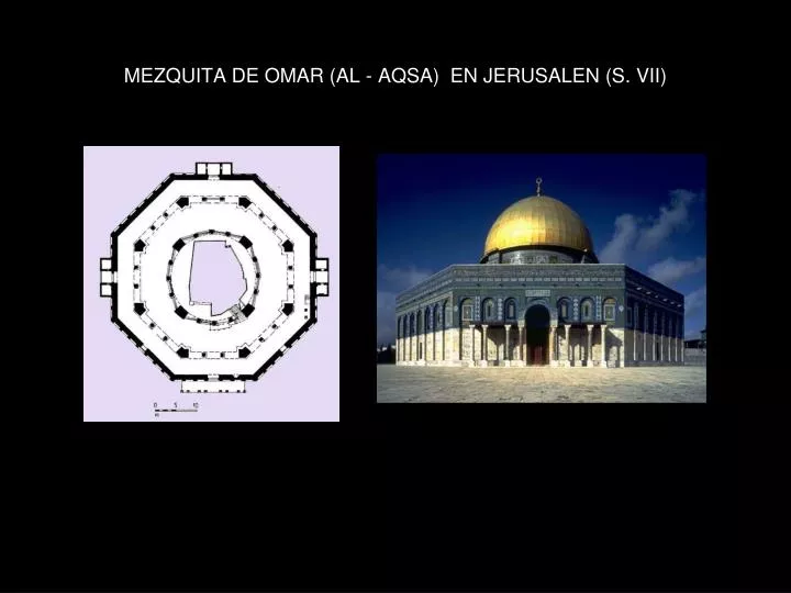 mezquita de omar al aqsa en jerusalen s vii