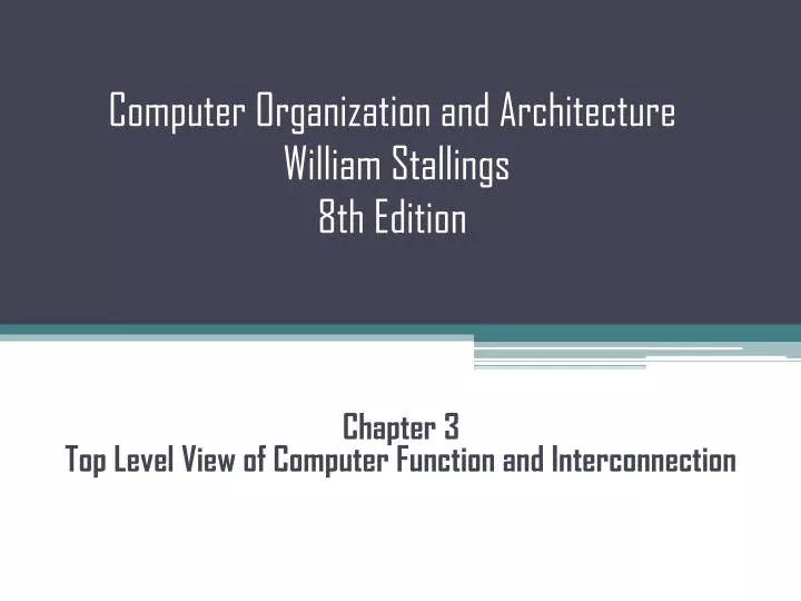 computer organization and architecture william stallings 8th edition