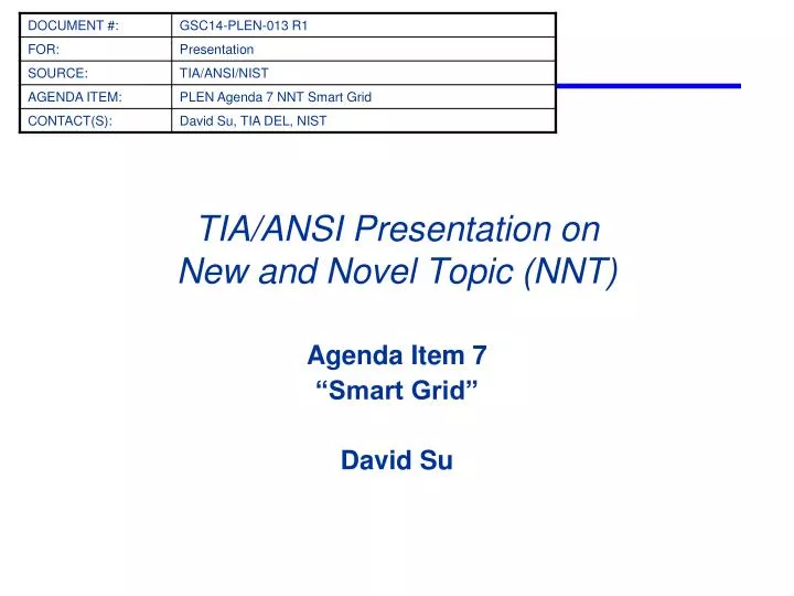 tia ansi presentation on new and novel topic nnt