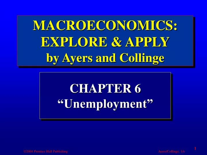chapter 6 unemployment