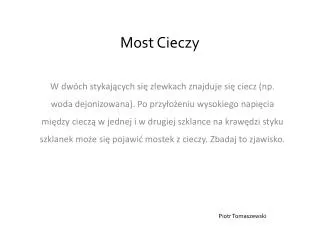 most cieczy