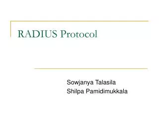 RADIUS Protocol