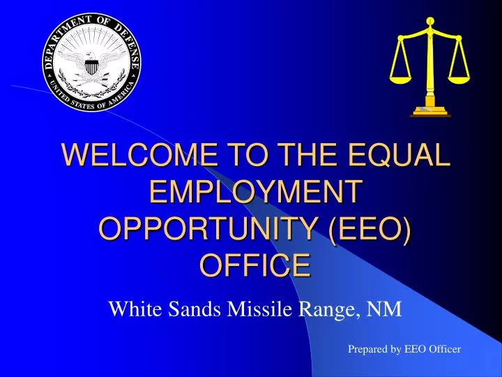 welcome to the equal employment opportunity eeo office