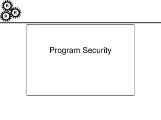 Program Security