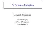 Performance Evaluation of Epidemic Routing: Markovian and Mean Field Models - slide 1