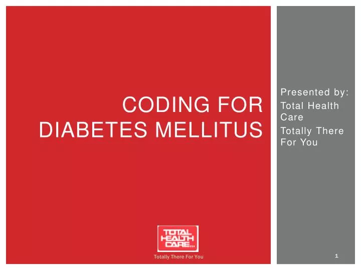 coding for diabetes mellitus