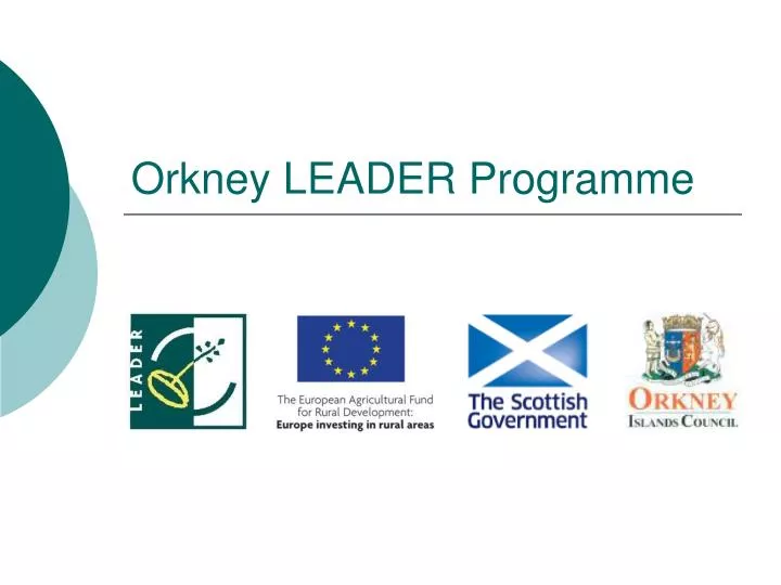 orkney leader programme
