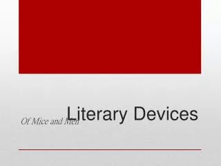 literary devices