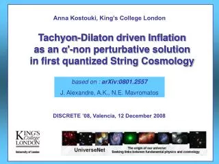 Tachyon-Dilaton driven Inflation as an ? '-non perturbative solution