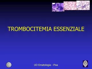 TROMBOCITEMIA ESSENZIALE