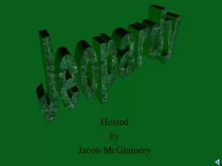 Hosted by Jacob McGlamery