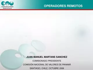 operadores remotos