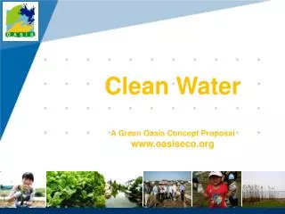Clean Water A Green Oasis Concept Proposal oasiseco