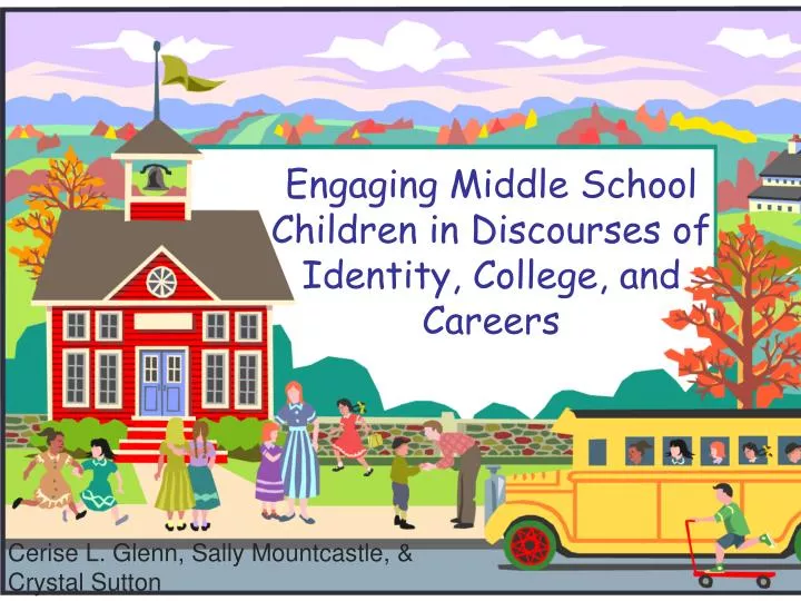 engaging middle school children in discourses of identity college and careers