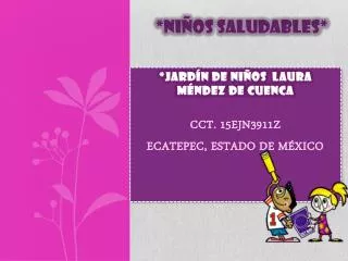 ni os saludables